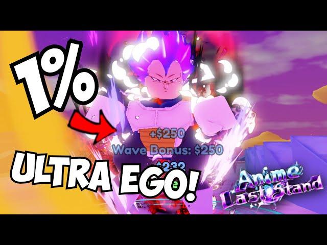 New Ultra Ego Vegeta ULTIMATE MAX LVL Showcase! #animelaststand