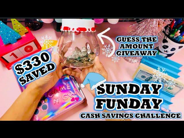  Sunday Funday  $330 in Cash Savings Challenges | Giveaway Challenge | A5 Cash Binder