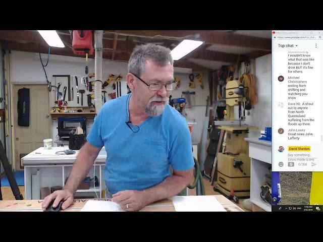 Archived 3.2.2019 Dave Stanton live! School project toolbox, Sorby pro edge, CNC accuracy.