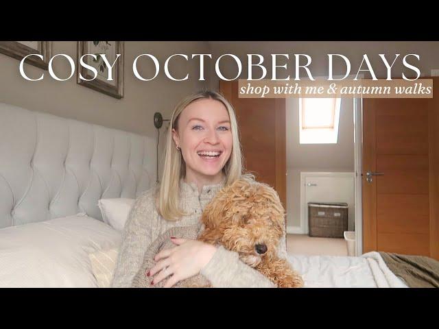 october days | unboxing, autumn walks & shop with me