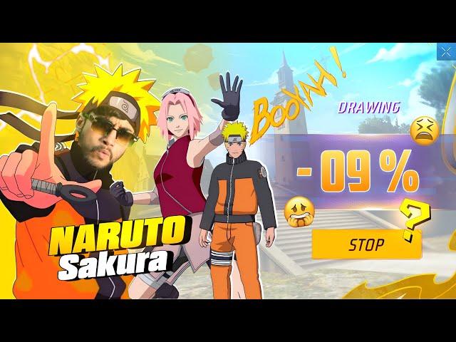 NARUTO X SAKURA FREE FIRE MYSTERY SHOP | SOLO VS SQUAD GAMEPLAY