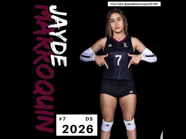 Jayde Marroquin 2026 libero/DS Sharyland Tournament Highlights London High School