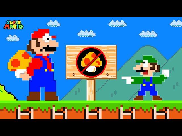 Mario and Luigi. But Super Mushroom Are Banned Here