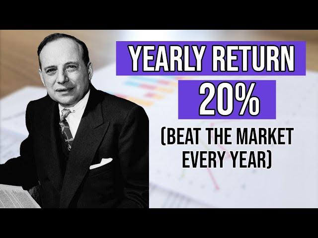 Benjamin Graham: How To Beat The Market Every Year (6 Investing Ideas)