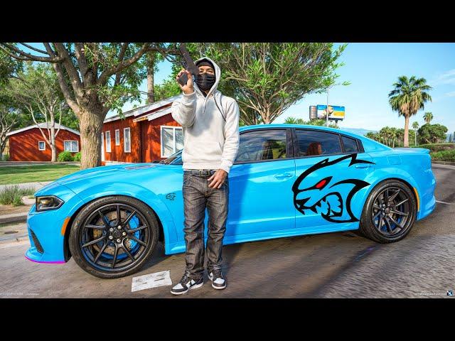 Spinning blocks in 1000HP HELLCAT in GTA 5 RP!