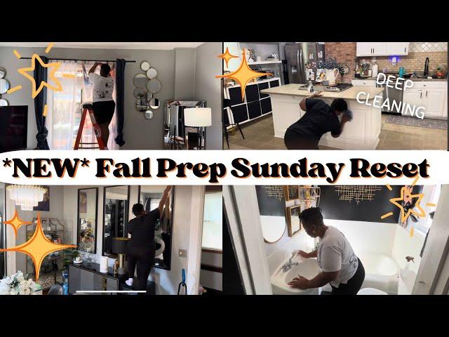 *NEW* FALL PREP SUNDAY RESET | DEEP CLEANING & GETTING READY TO DECORATE FOR FALL | SHYVONNE MELANIE