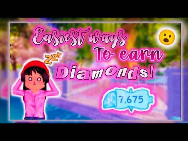 EASIEST ways to EARN DIAMONDS in royale high!༉‧₊˚┊ElieLylxe