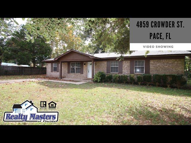 4859 Crowder St. Pace, FL rental home