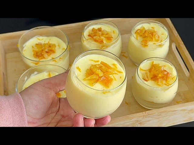 The Most Tasty Orange Dessert! Sweet, A Real Cloud in Your Mouth! Best Orange Mousse!!