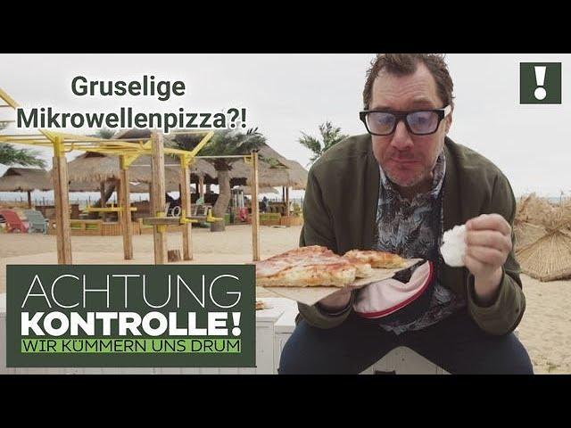 Pizza aus der Mikrowelle?!  GRUSELIG! Mirko Reeh probiert Goldstrand-Pizza | Achtung Kontrolle