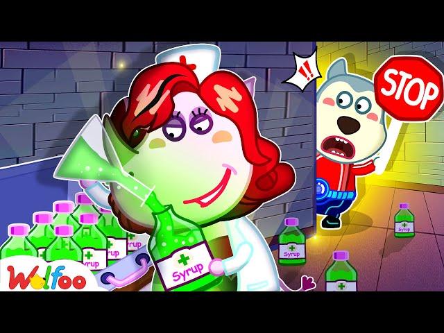 Be Careful of Fake Medicines!   Safety Tips for Kids   Wolfoo Kids Cartoon