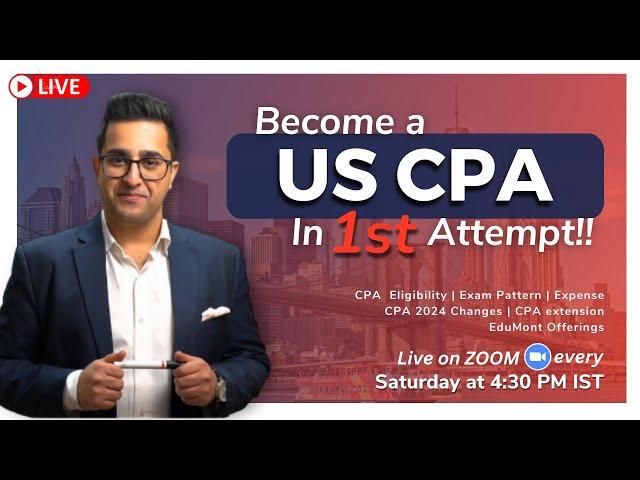 US CPA Webinar 2024 | CPA Eligibility | Exam Pattern | Expense | CPA Jobs - #cpaexam #uscpa #cpa