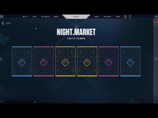 The luckiest valorant night market?