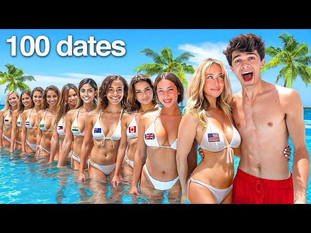 I Went on 100 DATES in 24 HOURS Around the World!