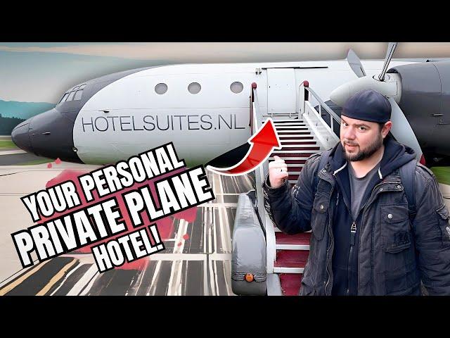 Overnight in a LUXURY plane hotel | AND I FLY A PLANE !