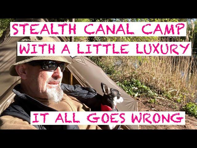 STEALTH CANAL CAMPING WITH A BIT OF LUXURY ONETIGRIS HOT TENT