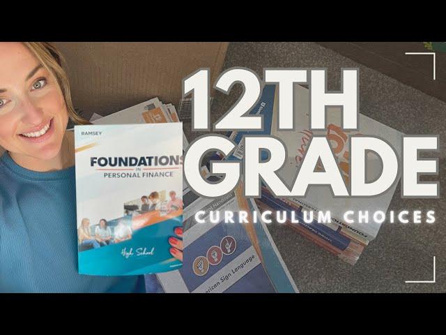 12TH GRADE HOMESCHOOL CURRICULUM CHOICES||2024-2025