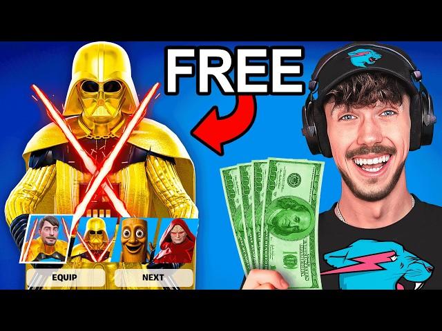 I Pretended To Be MrBeast To Get Free Skins!