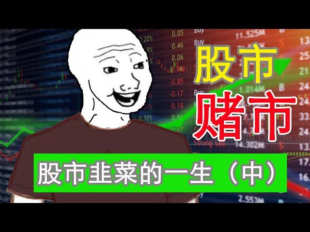 股市韭菜的一生（中）｜wojak｜小粉红的一生｜股市｜