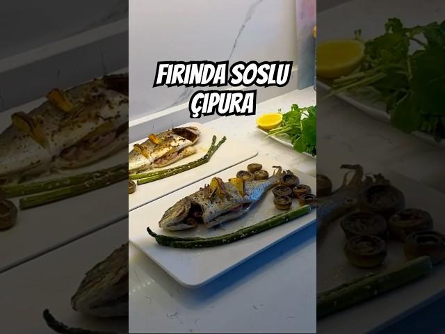Fırında soslu çipura  detaylı izlemek için vlog videoma gelin️