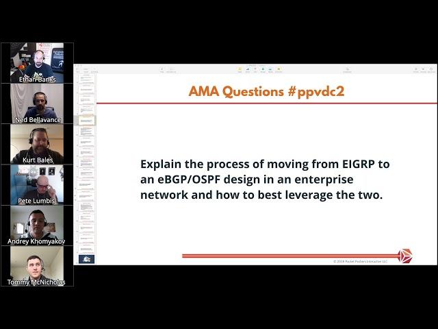 Explain A Migration From EIGRP To eBGP+OSPF