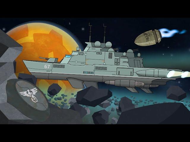 A new world. tanks in the cosmos! Cartoons about tanks