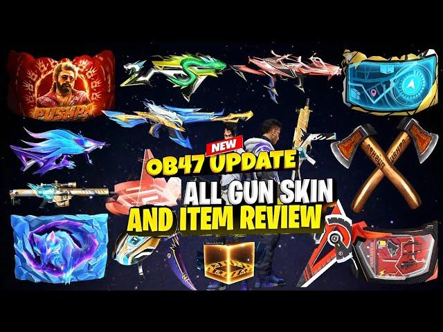 OB47 ALL LEGENDARY WEAPONS REVIEW | OB47 WEAPON SKINS REVIEW | OB47 ALL GUN SKINS REVIEW