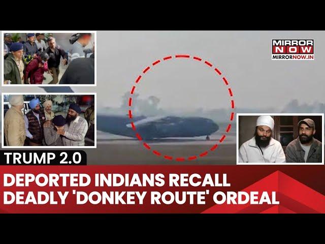 US Deports 104 Indian Migrants: Indian Nationals Recall 'Donkey Route' Ordeal | Watch What Happened