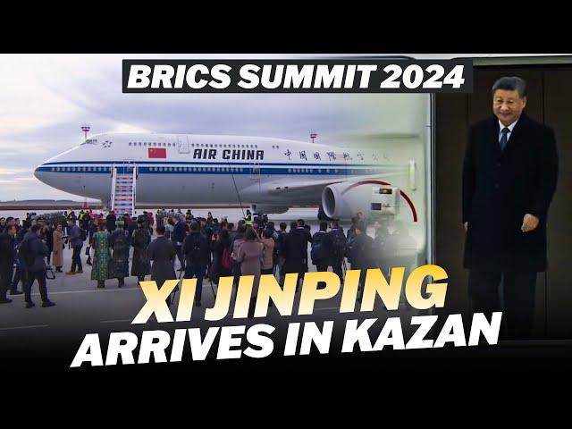 Live: President of China Xi Jinping arrives at Kazan Airport | BRICS Summit 2024