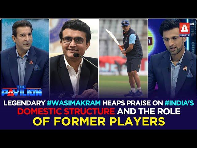 Legendary #WasimAkram heaps praise on #India's domestic structure and the role of former players