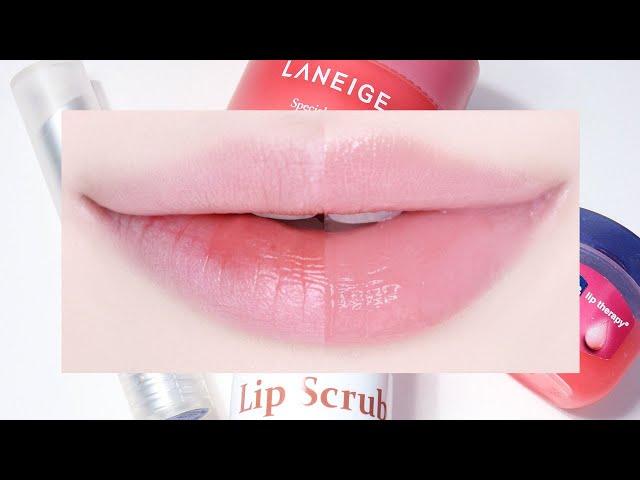 데일리 립케어 루틴 입술 각질 & 착색 없애기 (+립밤 추천) | LIP CARE ROUTINE | K-beauty