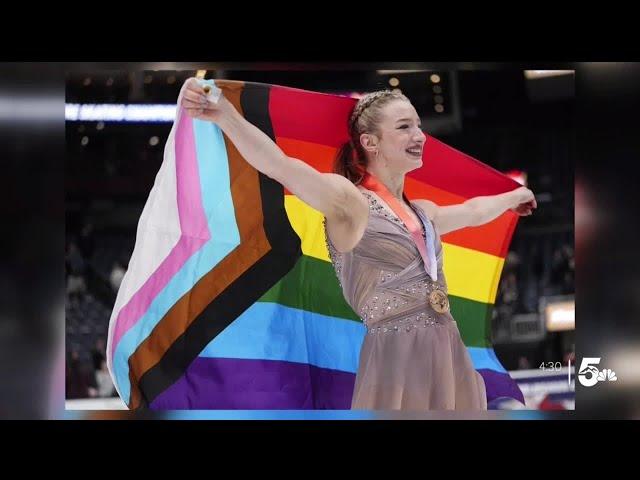 New U.S Women's Figure Skating Champion Amber Glenn returns triumphant