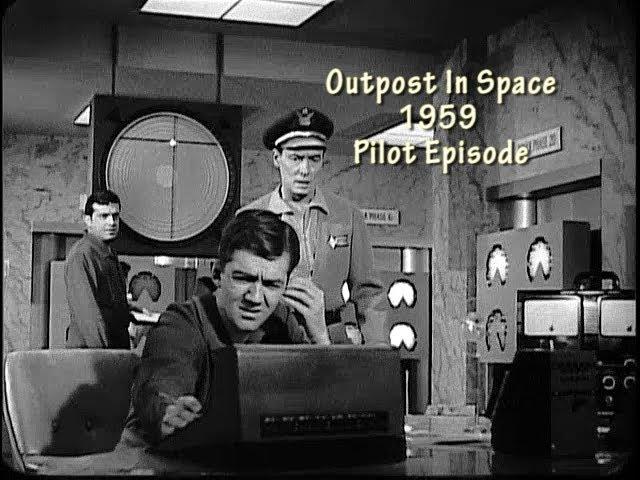 Outpost In Space 1959. Science fiction TV series. Crash landing, crew's survival on a hostile planet