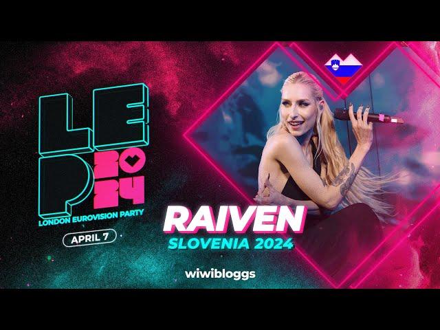  Raiven "Veronika" (Slovenia 2024) - LIVE @ London Eurovision Party 2024