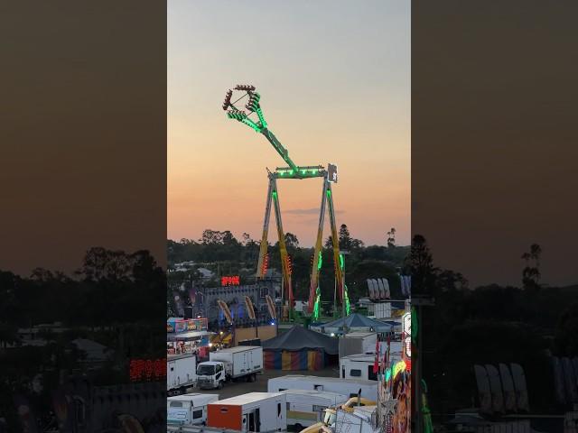 The beast ride @ 2023 Rockhampton show #funfair #carnival #kermis #kirmes #rides