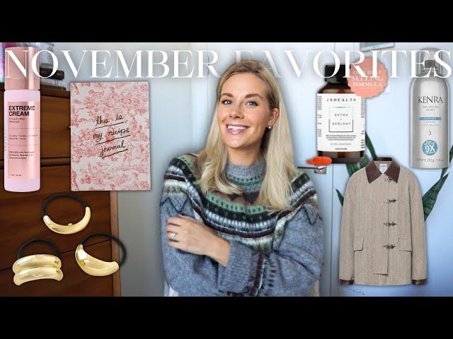 NOVEMBER MONTHLY FAVORITES | FABRIQUE CYBER WEEK SALE | Hair Skin Care Fashion & Lifestyle