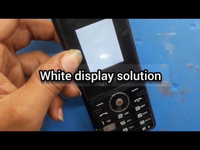 All keypad mobile white display problem China mobile white display problem