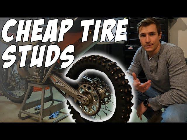 DIY Dirt Bike Tire Studs