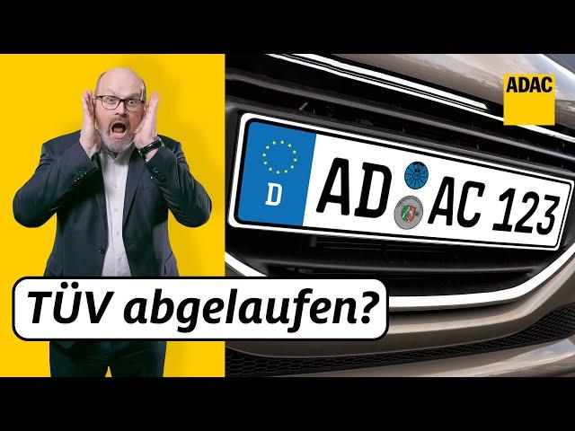 TÜV abgelaufen: Welche Strafen drohen & ist mein Auto noch versichert? | ADAC | Recht? Logisch!