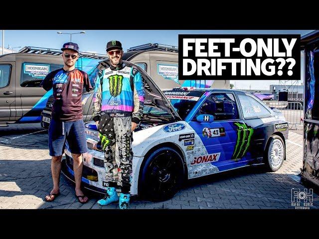 Drifting with No Arms?! Ken Block Rides Along With Armless Driver Bartosz Ostałowski