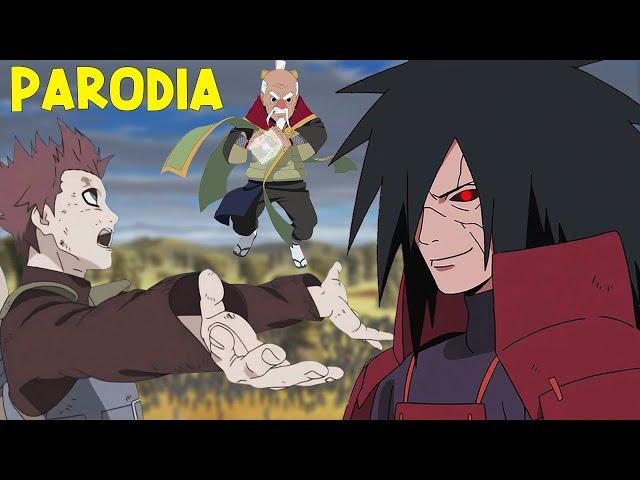 MADARA humilla a la ALIANZA SHINOBI - Parodia