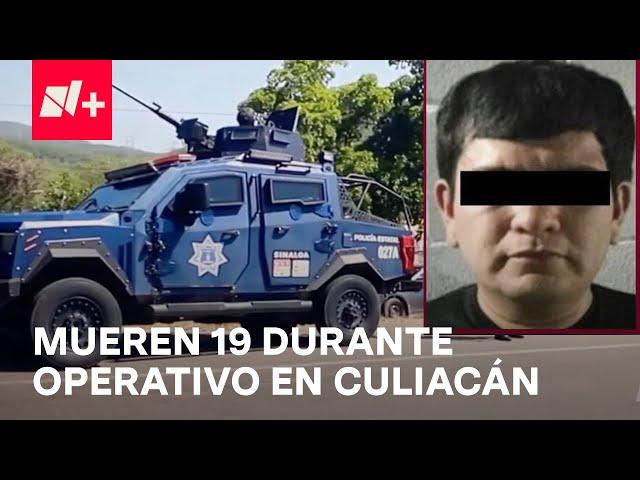 Violencia en Sinaloa: Mueren 19 personas en operativo para detener a Edwin Antonio Rubio López