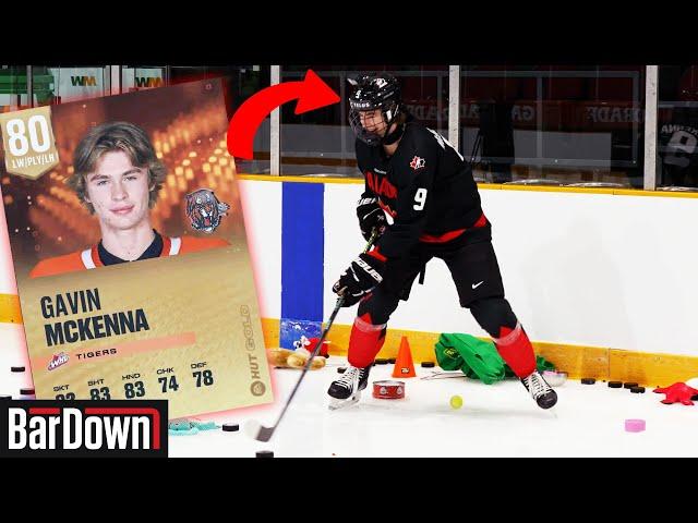 HOW GOOD IS THIS POTENTIAL 2026 #1 NHL DRAFT PICK IN REAL LIFE? | HUT CARD CHALLENGE