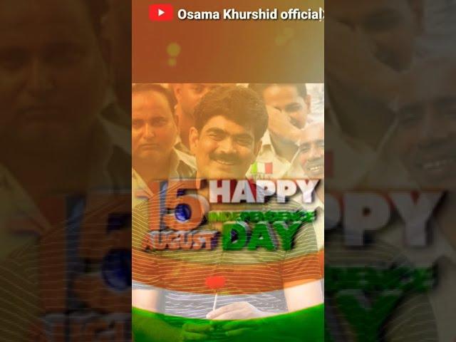 Dr #shahabuddin Status video || 15 August 2021 Mohammad #shahabuddin Saheb || Independence day Nazam