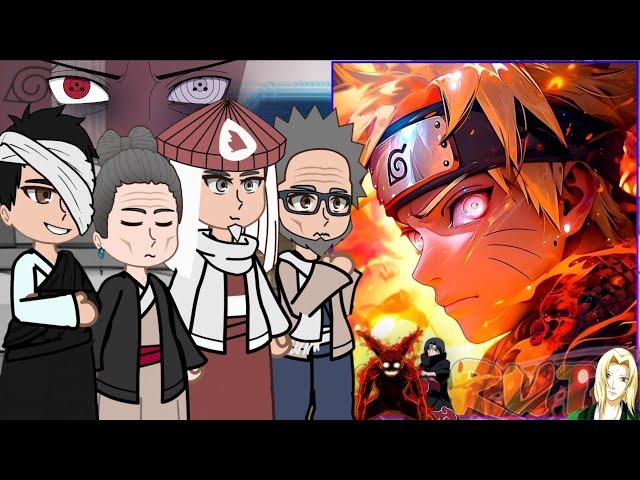 Konoha Council Elders + 3rd Hokage react to Naruto