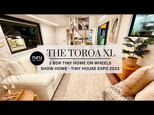 Ruru Tiny Homes: The Toroa XL - Three bedrooms tiny home on wheels
