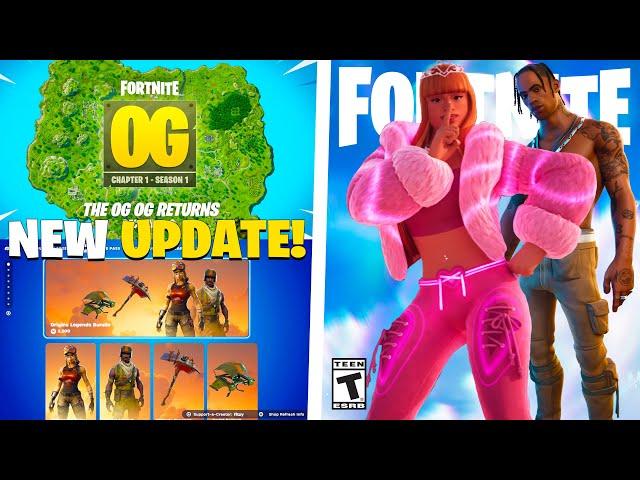 Everything to Expect in Tomorrow's Fortnite Update! (Chapter 1 CLASSIC)