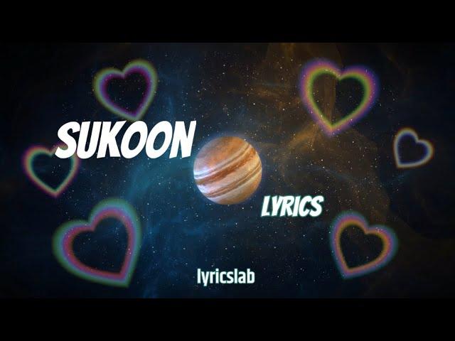 Rajvir Jawanda|| Sukoon(lyrics)|| New Punjabi Song 2023