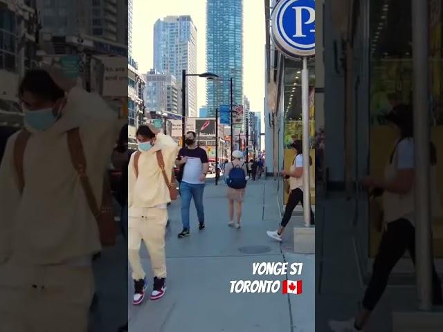 Approaching Yonge & Dundas , #downtown #toronto #shorts