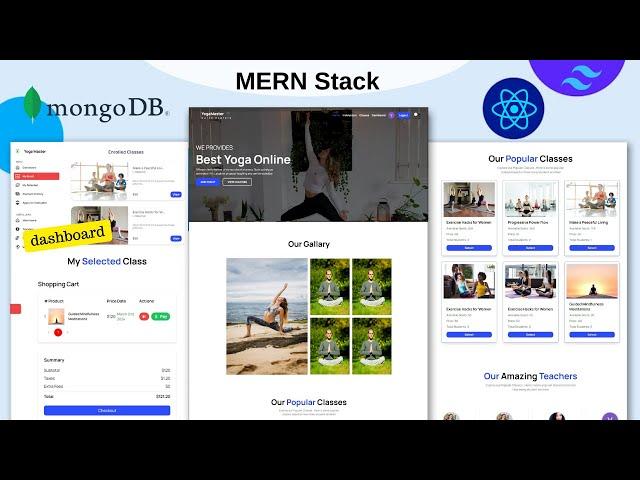 Build a full-stack MERN Project using React JS, MongoDB, Node Js, Express JS